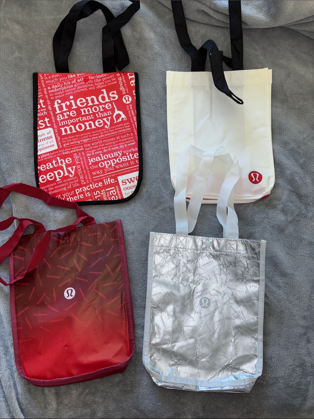 lululemon athletica Tote reusable shopping bag bundle